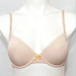 Gilligan O'Malley Perfect Push Up Padded Underwire Bra 34D Nude
